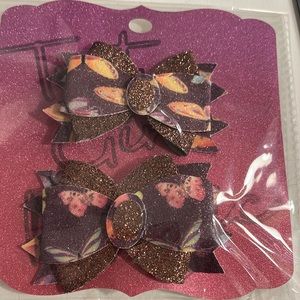 Tutu Girl Magic Hair-Bow Brown